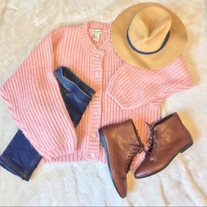 Pink 80’s Cardigan